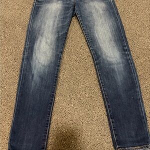 Abercrombie & Fitch Men's Dark Blue Straight Jeans